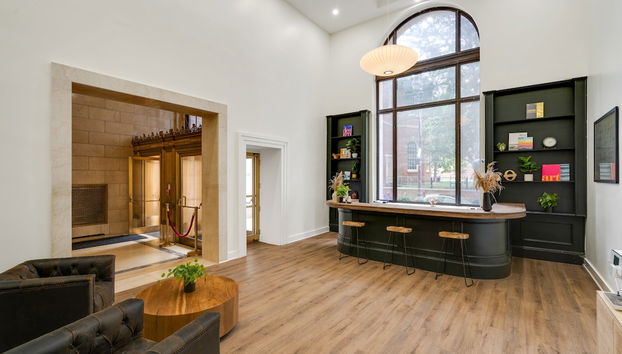 Zona de estar del vestíbulo