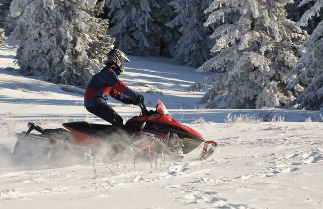 Passeio de moto de neve por Borovets - Foto 3