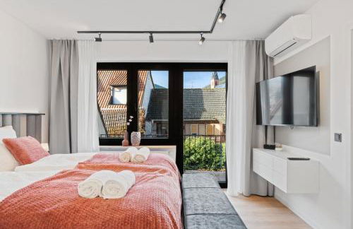 1-2 Personen - Parkplatz - Fahrradgarage - Zentrum - Küche - Balkon - Klima - Foto 6