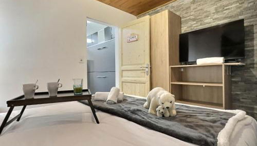 Appartement Tignes 2100 - 4-6 personnes - 1 chambre - 4 lits - Wifi haut débit - Parking couvert inclus - Foto 5