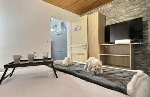 Appartement Tignes 2100 - 4-6 personnes - 1 chambre - 4 lits - Wifi haut débit - Parking couvert inclus - Foto 5