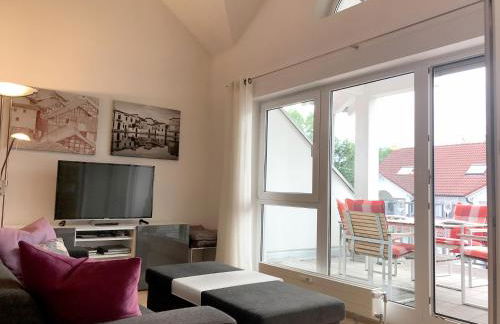 Ferienwohnung am Hopfengarten - helle 2 Zimmer Maisonette mit großem Balkon - Foto 15