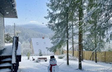 Klimatyczny dom z widokiem na Babią - kominek i ogrodzenie - Foto 49