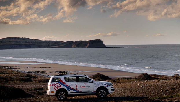 Il 4x4 in arrivo a Capo San Pablo