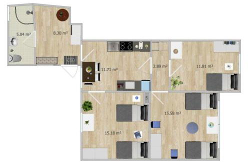 Werkswohnung Hemmingstedt Heide - Foto 15