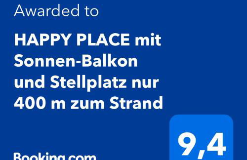 HAPPY PLACE mit Sonnen-Balkon und Stellplatz nur 400 m zum Strand - Foto 3