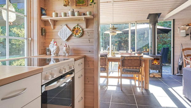 4 Person Holiday Home in Hasle - Foto 4, Cocina privada