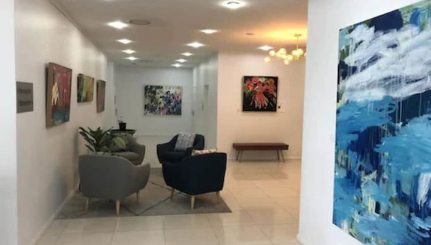 Zona de estar del vestíbulo