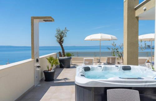 Penthouse Apartment Golden View with private Jacuzzi and 100m2 terrace by Makarska Exklusiv - Foto 14