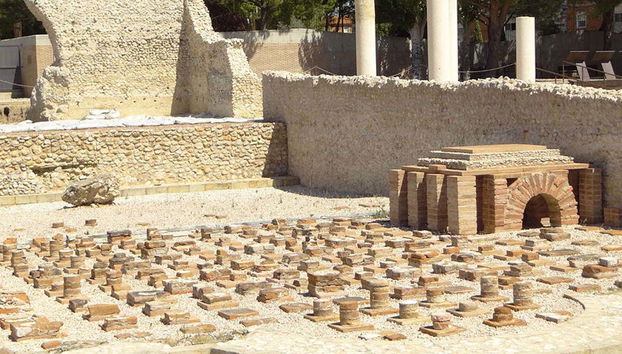 Sítio arqueológico em Alcalá de Henares