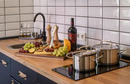 Noble Supreme Suite 80m2 Kamin & Designküche - zentrumsnah Essen - Foto 47