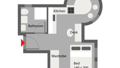 Little Castle near Airport and Messe - Photo 3