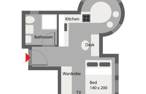 Little Castle near Airport and Messe - Photo 3