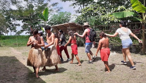 Communauté indigène d'Amazonie