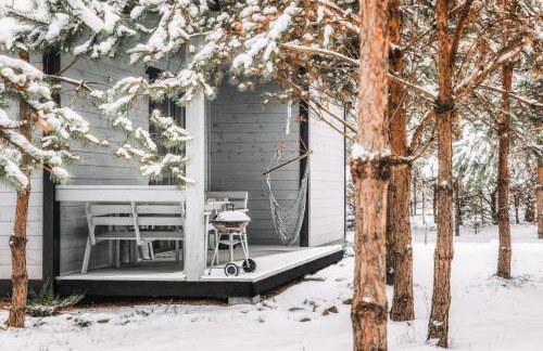Sosnowy Raj domki nad rzeką Wkrą - Foto 8