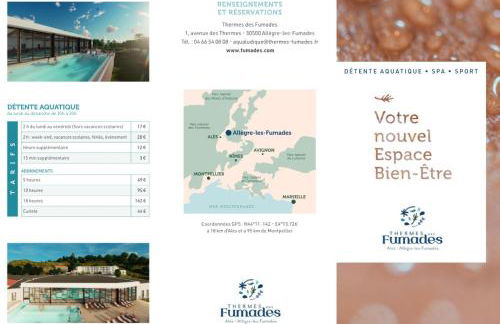 Chambre studio cuisine indépendant 2 pers piscine proche Thermes des Fumades - Foto 22