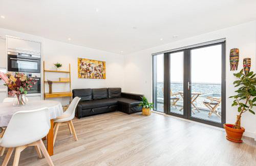 Modern New 2BR wViews & Balcony in Wandsworth - Foto 23