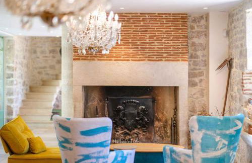 Mas des Sylves - Piscine intérieure chauffée - Parc de 100 hectares - Foto 21