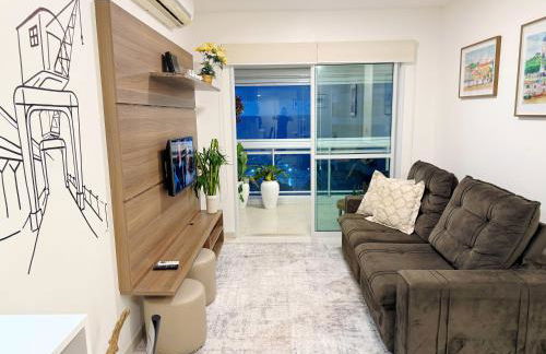 Apto estiloso com vista para baía - Foto 7