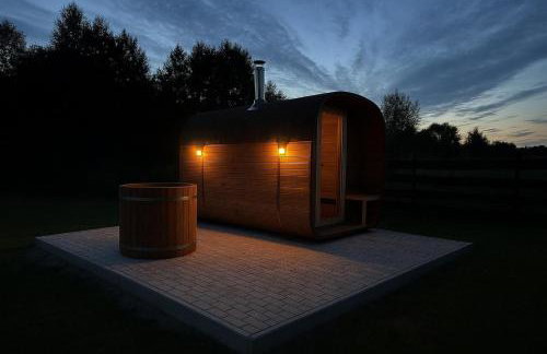 Drewniana ostoja, jacuzzi, sauna, basen - domek na wyłączność - Foto 16