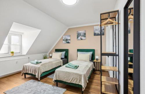 Larooms Merseburg - Apartment NP24 - 2 Zimmer - 4 Betten - Waschmaschine - Parkplatz - Balkon - Foto 11