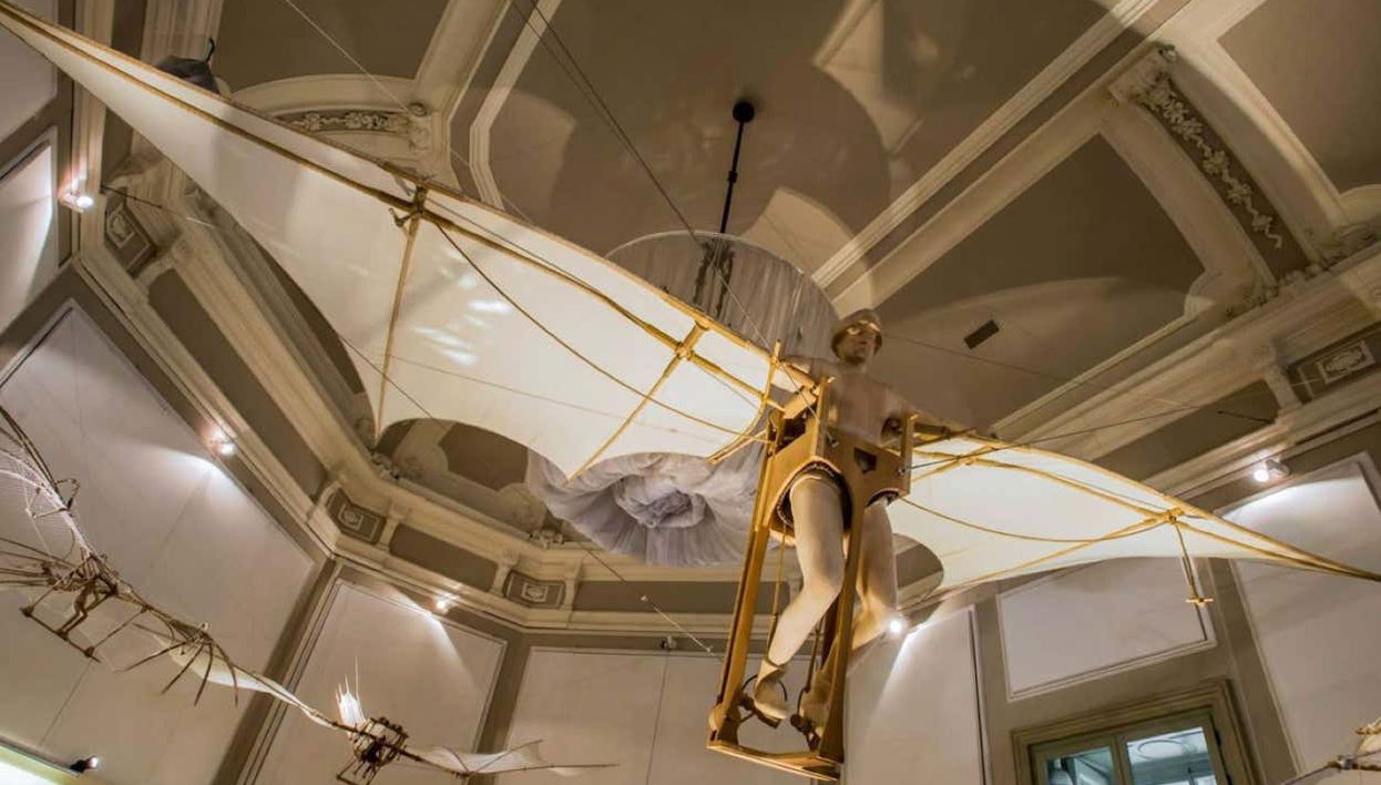 La machine volante de Léonard de Vinci