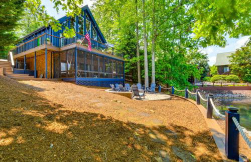 Beautiful Lake Keowee Home with Boat Dock and Fire Pit - Foto 36