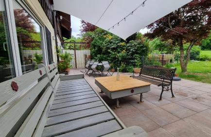 Ferienwohnung mit Garten und Bergblick - Foto 34