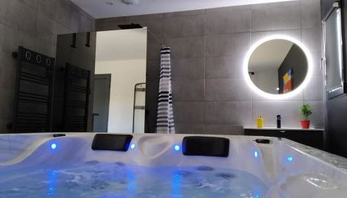 Le Spa du Verger de Firmin - jacuzzi intérieur privé - Foto 4