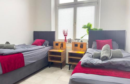 Serviceroom24 - Apartment 6 in Recklinghausen Hoch WLAN - Smart-TV - 24-7 Check-in und Küche - Foto 16