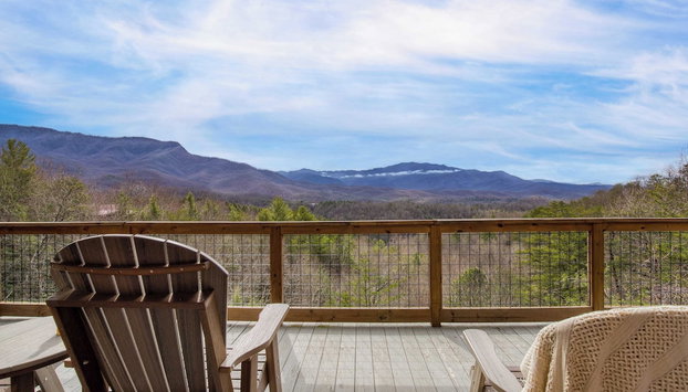 Luxury Cabin w Panoramic Views Firepit Game Room Pinnacle Chalet - Foto 3, Habitación