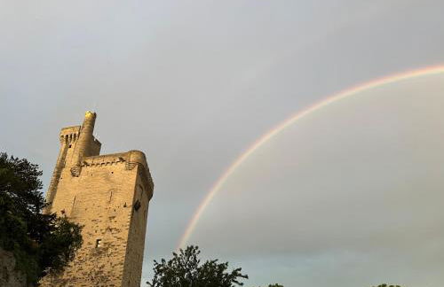 Charmante PETITE MAISON avec vue panoramique, en centre historique, proche d'Avignon, ancienne, rénovée, climatisée, terrasse, parking public gratuit - Foto 30