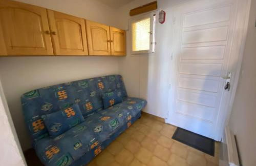 Studio Cabine 4 Pers, Terrasse, Parking Privé, Proche Plage et Commerces, La Franqui - FR-1-81-585 - Foto 7