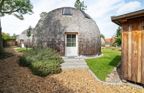 Kugelhaus Phoebe Charmantes Kugelhaus aus Holz am Waldrand des Tollensesees - Foto 25