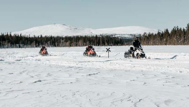 Motoslitte a Kittilä