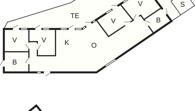 5 Star Holiday Home in Sjaellands Odde - Foto 4, Plano