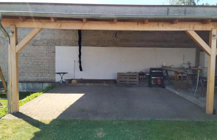 Gästehaus mit 3 separaten Schlafbereichen, Terrasse und Carport - Foto 12