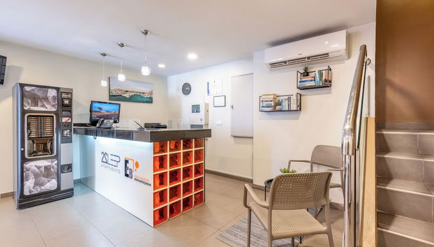 Postazione check-in/check-out