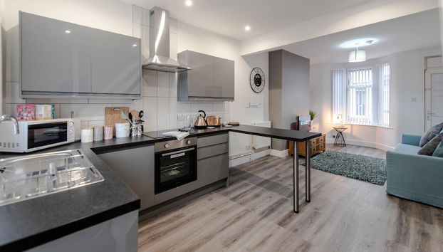 Liverpool Harrow Road Sleeps 6- Infinity Apartment - Foto 4, Habitación