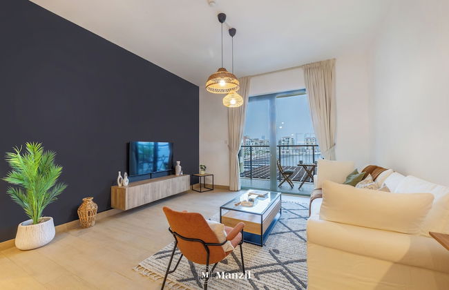 Manzil - 1BR | Near La Mer Beach | Pool & Sea View - Foto 6