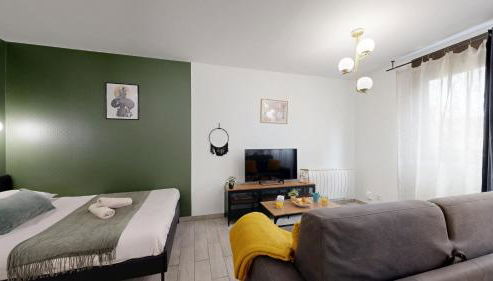 expat renting - Le Cocon Vert - Wifi - Near station - Foto 5