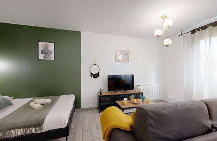 expat renting - Le Cocon Vert - Wifi - Near station - Foto 5