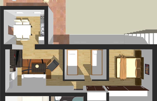 Charming Apartment in Lukovo Šugarje With Mountain Views - Foto 15