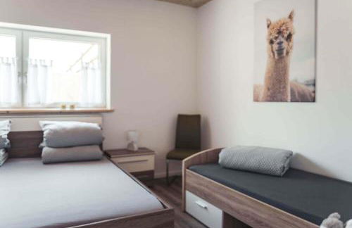 Ferienwohnung Sternenzelt Alpakas - Natur & Tiere hautnah erleben - Foto 14