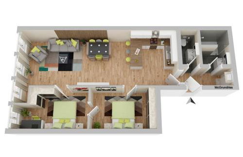 Munich Top Place Nähe Marienplatz mit 2 Schlafzimmer 70 qm Apartment Jennifer - Foto 21