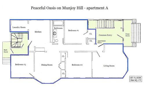 Peaceful Oasis on Munjoy Hill 1st flr 3BR parking - Foto 23
