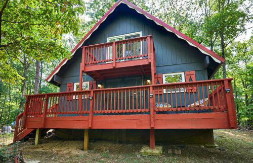 Red A Frame Shenandoah Escape Fire Pit BBQ - Foto 3