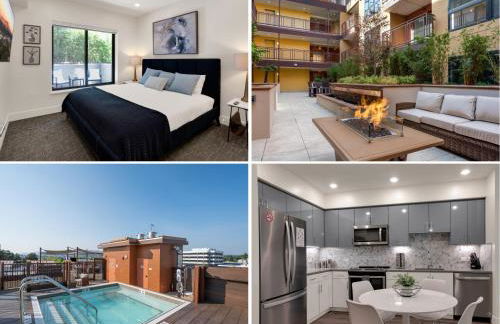 Elevator-King Bed-Walk Downtown-Free Garage Parking-Laundry - Foto 1