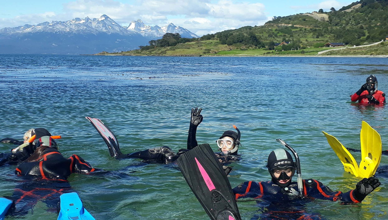 Snorkeling dans le Canal Beagle