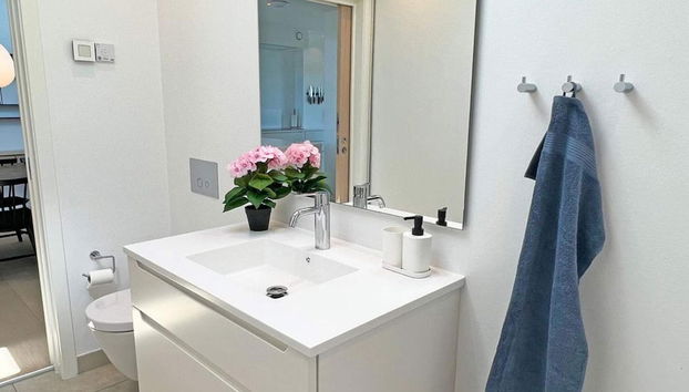 8 Person Holiday Home in Svaneke - Foto 4, Baño